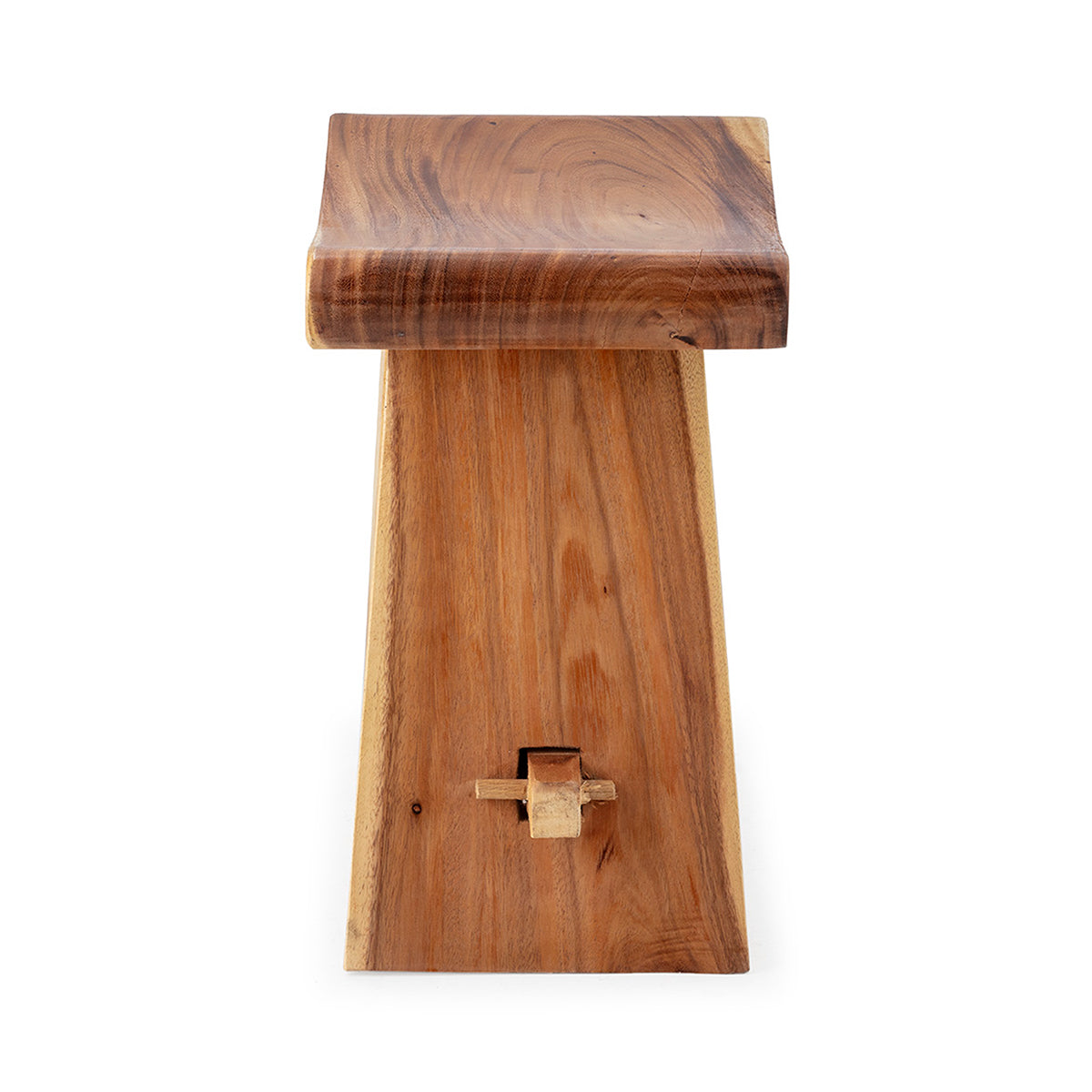 Taburet din Lemn de Suar Natural Living Dormitor Thai Natura