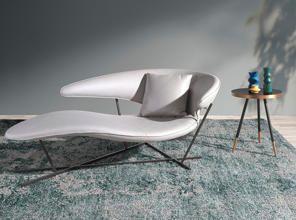 Masa Laterala din Portelan cu Finisaj de Marmura Neagra Angel Cerda