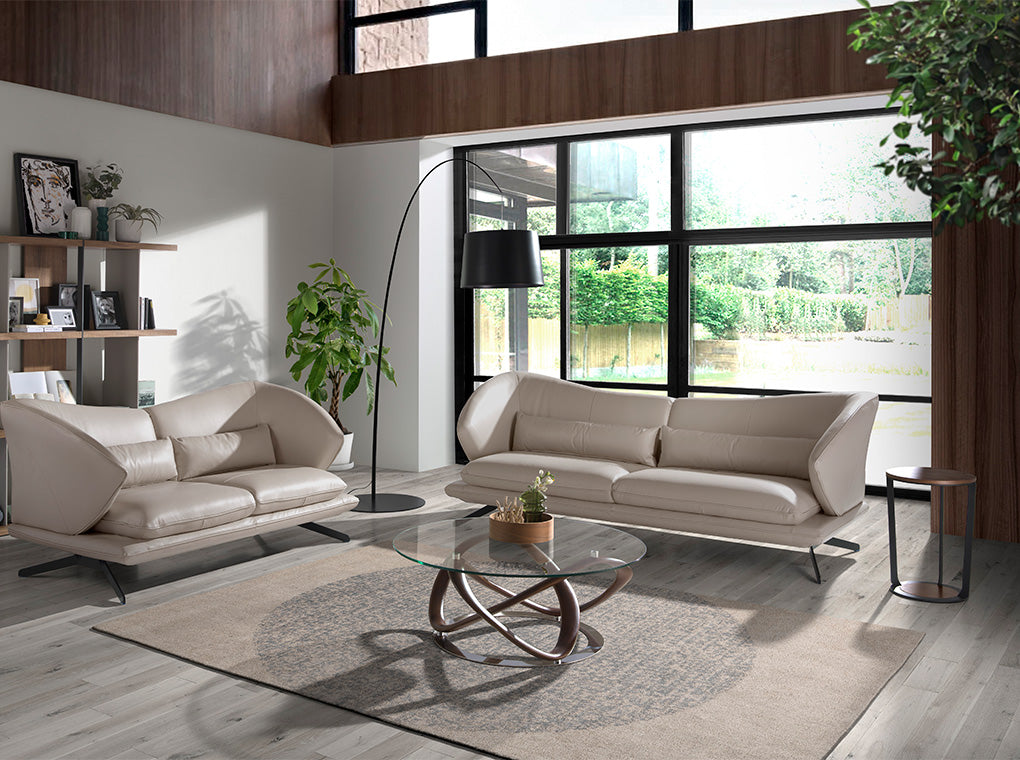 Masa Laterala din Furnir de Nuc si Otel Epoxid Negru Angel Cerda