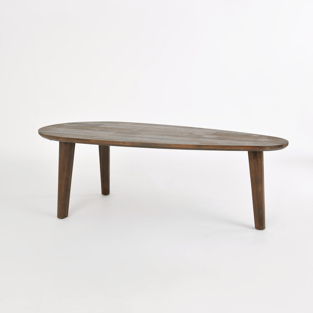 Masa de Cafea din Stejar Retro cu Suport Metalic Livin Hill