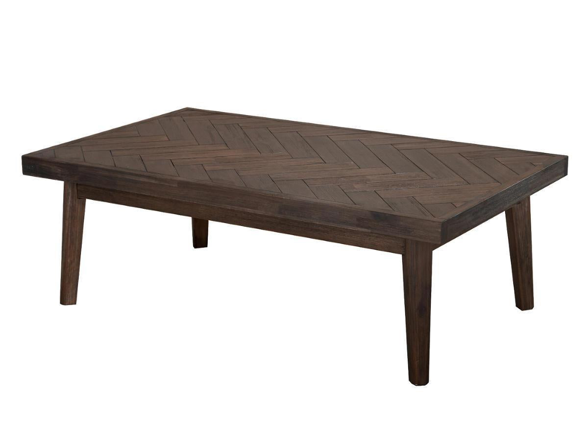 Masa de Cafea din Stejar cu Suport Metalic Livin Hill - Eleganta si Retro