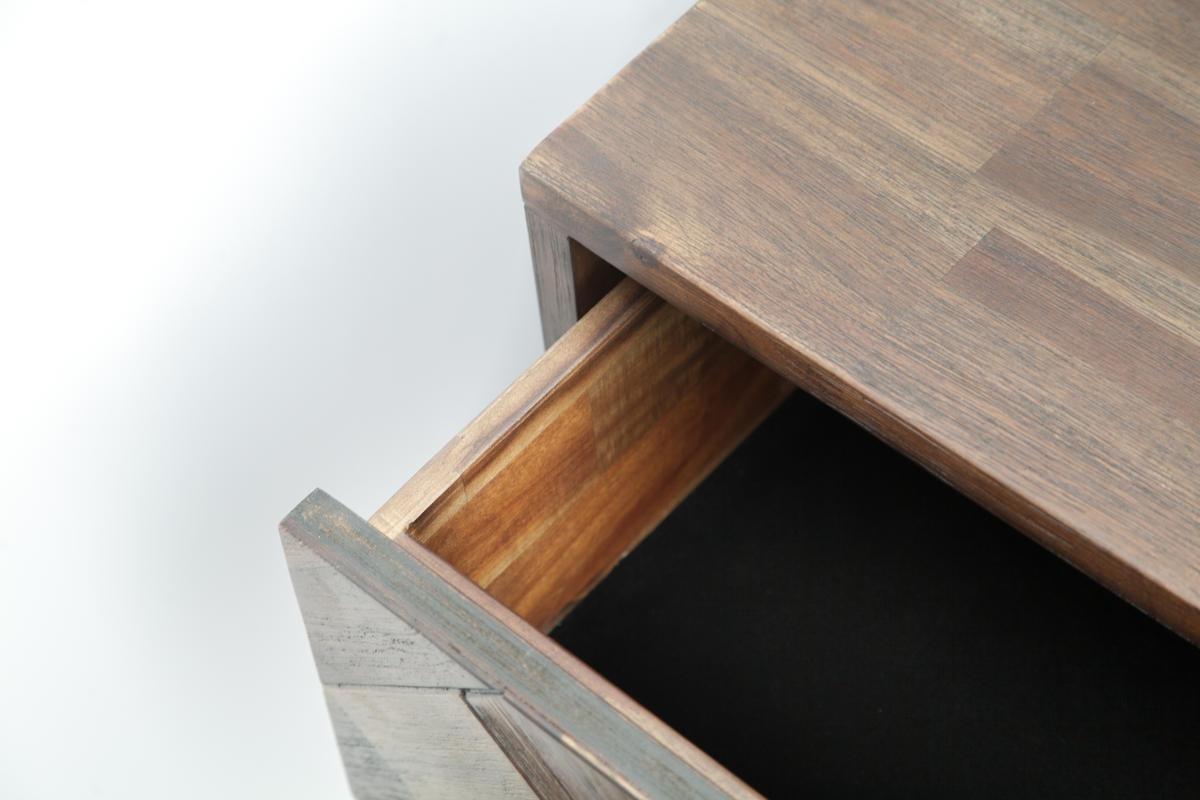 Masa de Cafea din Stejar cu Suport Metalic Livin Hill - Eleganta si Retro