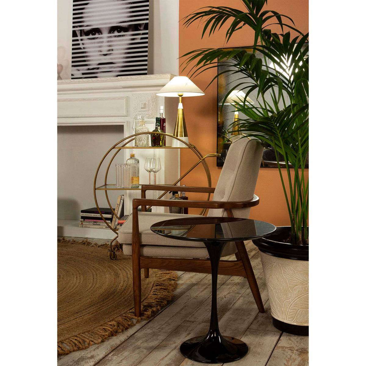 Masa Laterala din Marmura Fibra de Sticla Thai Natura