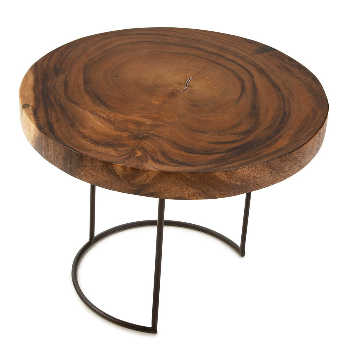 Masa de cafea din Lemn Metal Thai Natura