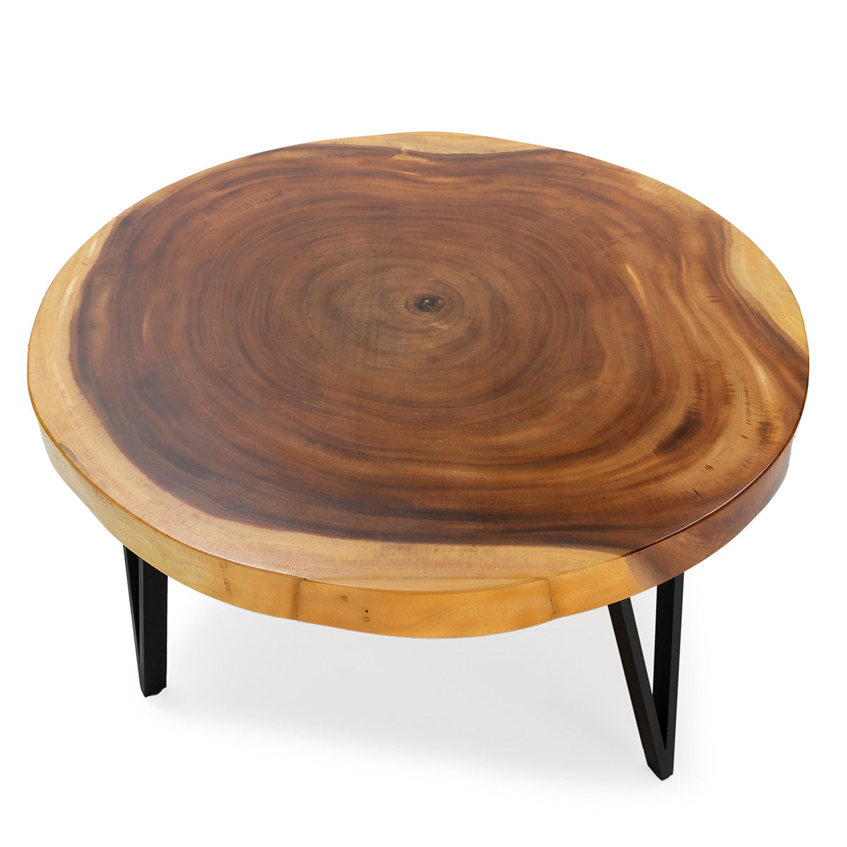 Masa de cafea din Lemn Metal Thai Natura