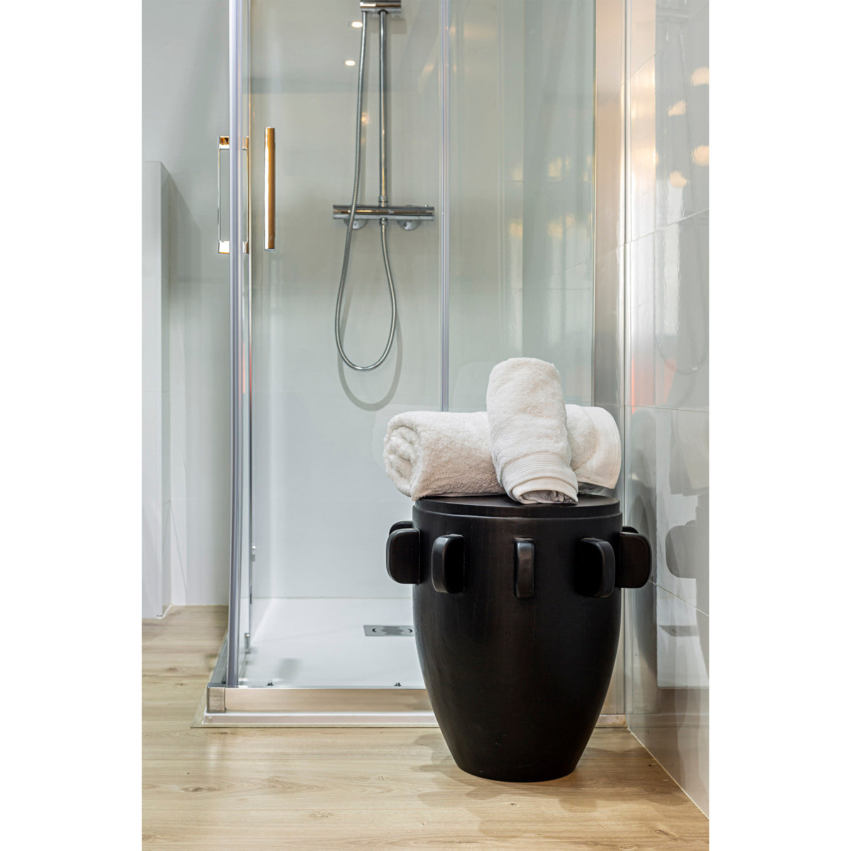 Taburet din Lemn Negru Thai Natura