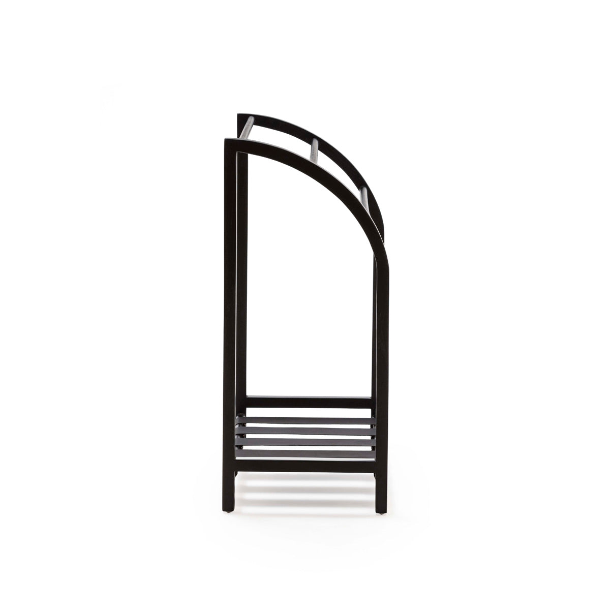 Suport Prosoape din Lemn de Tec cu Piele Thai Natura