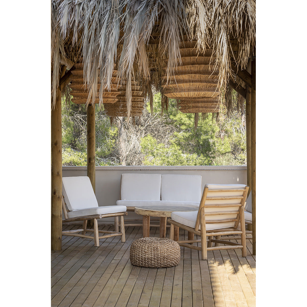 Fotoliu Terasa din Lemn de Tec Natural Thai Natura