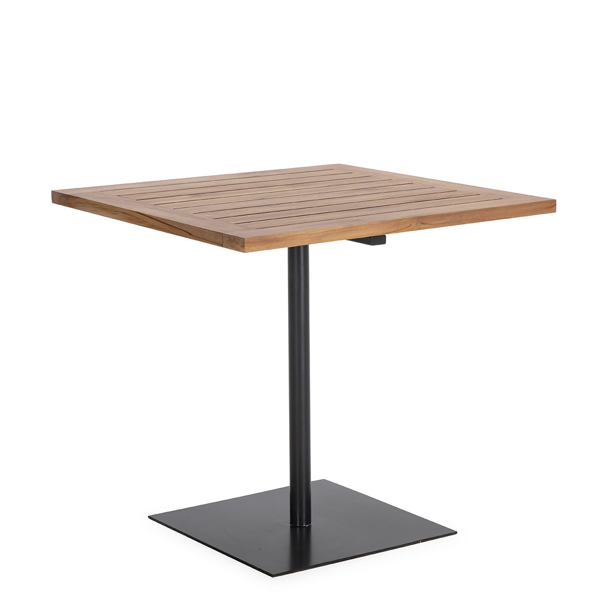 Masa de Dining din Lemn de Tec cu Suport Metalic Thai Natura