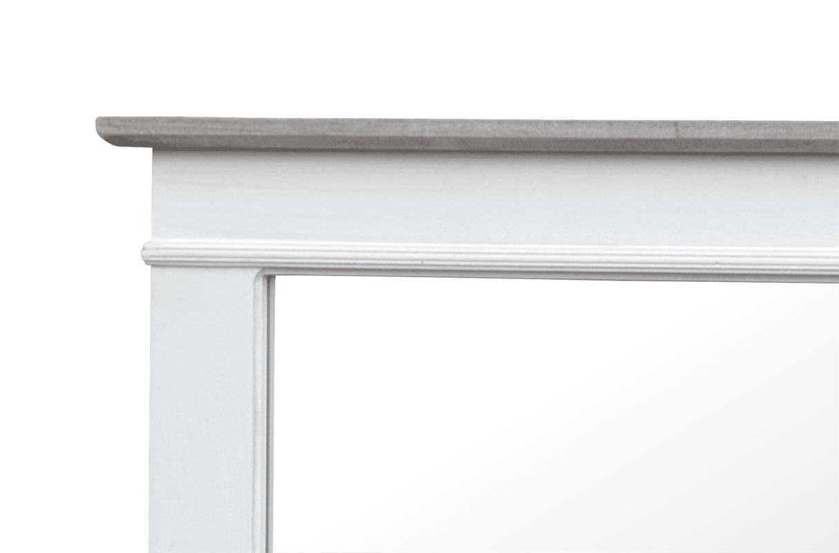 Oglinda Provence Alba cu Rama Inchisa Livin Hill