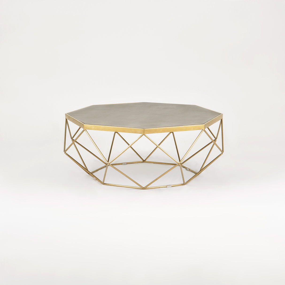 Masa de cafea Cadru Geometric si Blat Octagonal Livin Hill