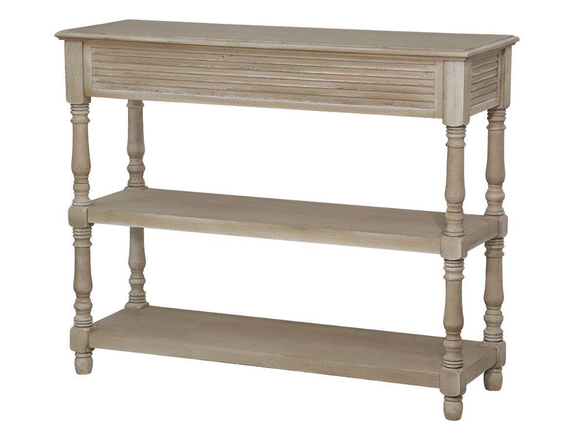 Consola Pictata in Stilul Boho cu Manere Decorative din Metal Livin Hill