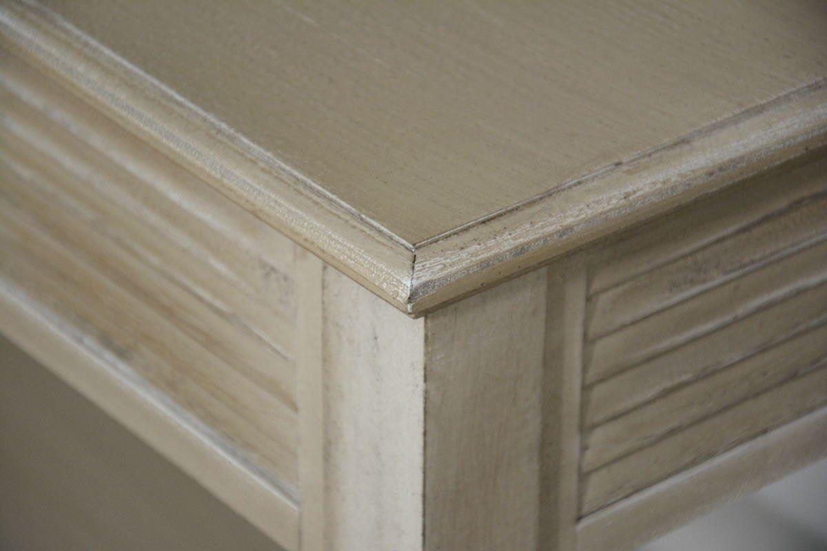 Consola Pictata in Stilul Boho cu Manere Decorative din Metal Livin Hill