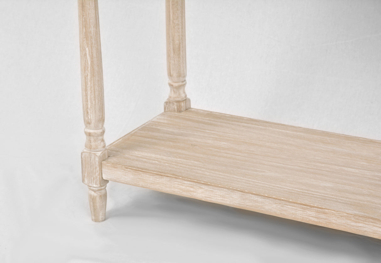 Consola Provence Boho cu Manere Bronz si Shutters Decorative Livin Hill