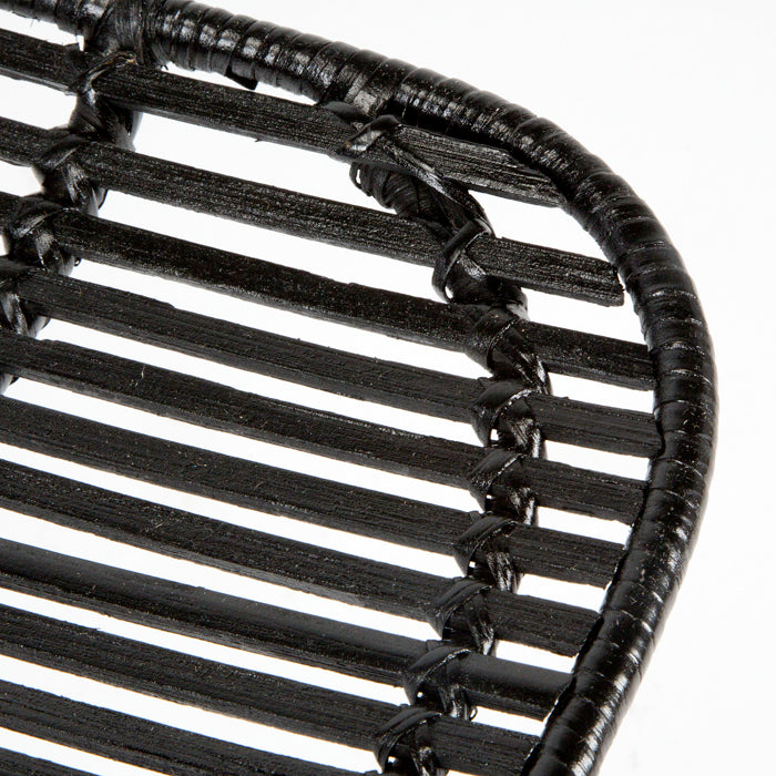 Scaun din Metal Negru Thai Natura