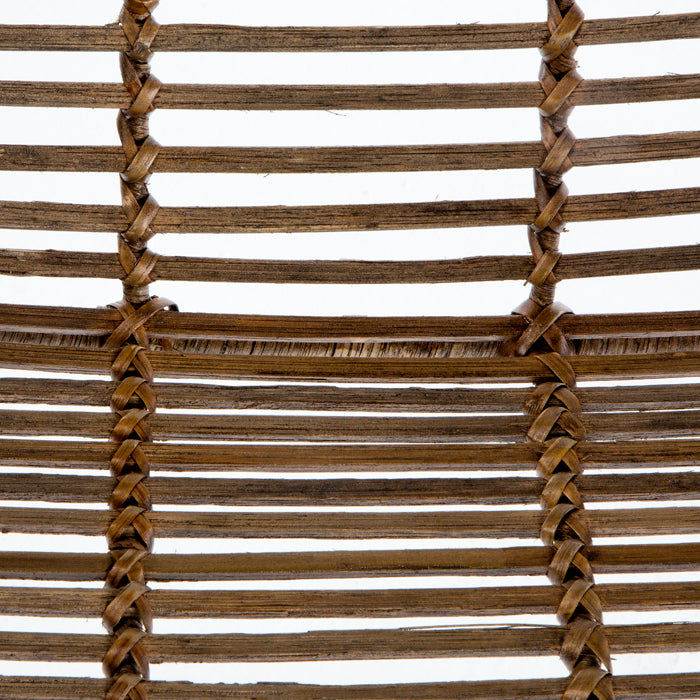 Scaun Aby Metal Ratan Maro Picioare Negre Thai Natura