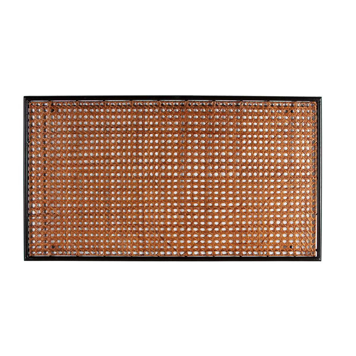 Tablie de Pat Metal Negru Rotan Honey Thai Natura