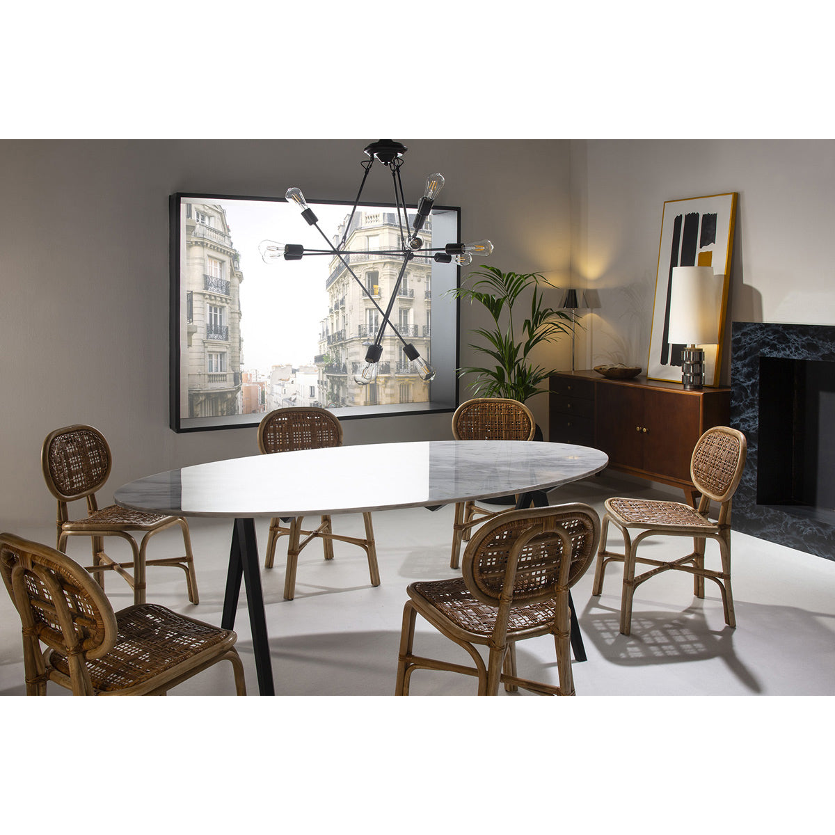 Scaun din Rachita Naturala Thai Natura