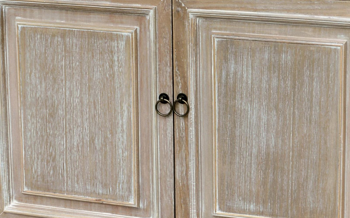 Vitrina cu Picioare Sculptate din Lemn de Paulownia Livin Hill