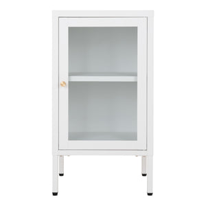 Cabinet alb cu usa de sticla Dalby House Nordic