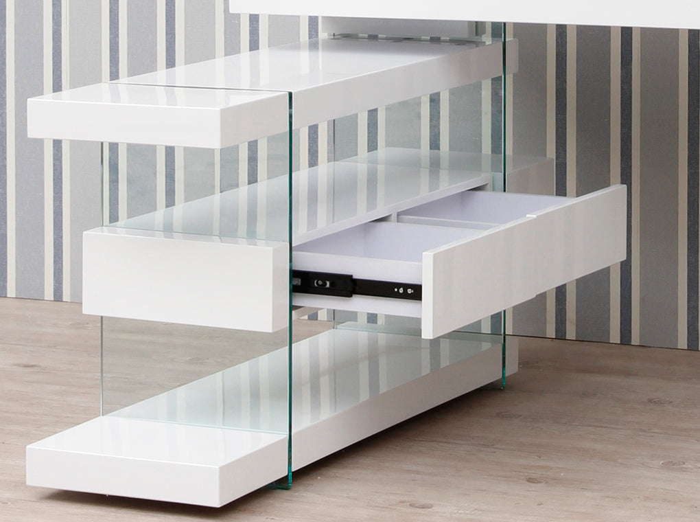 Birou Modern cu Suport din Sticla Angel Cerda