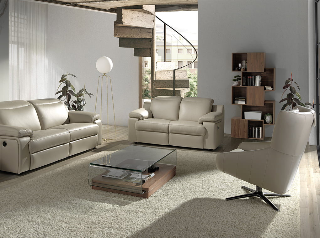 Biblioteca cu Rafturi Neregulate din Lemn de Nuc cu Usi Angel Cerda