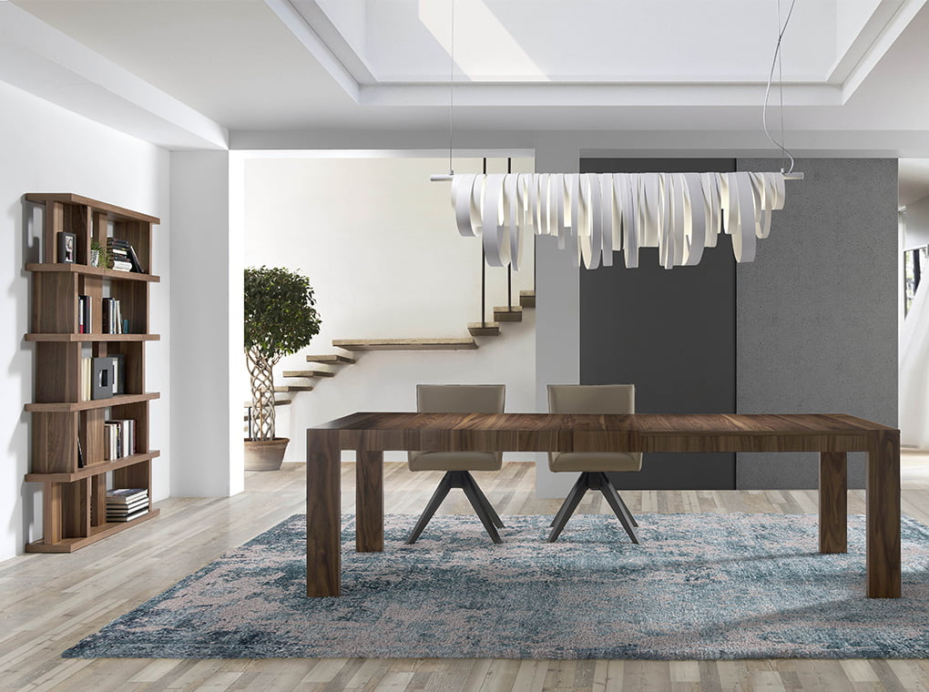 Biblioteca din Lemn de Nuc cu Design Modern Angel Cerda