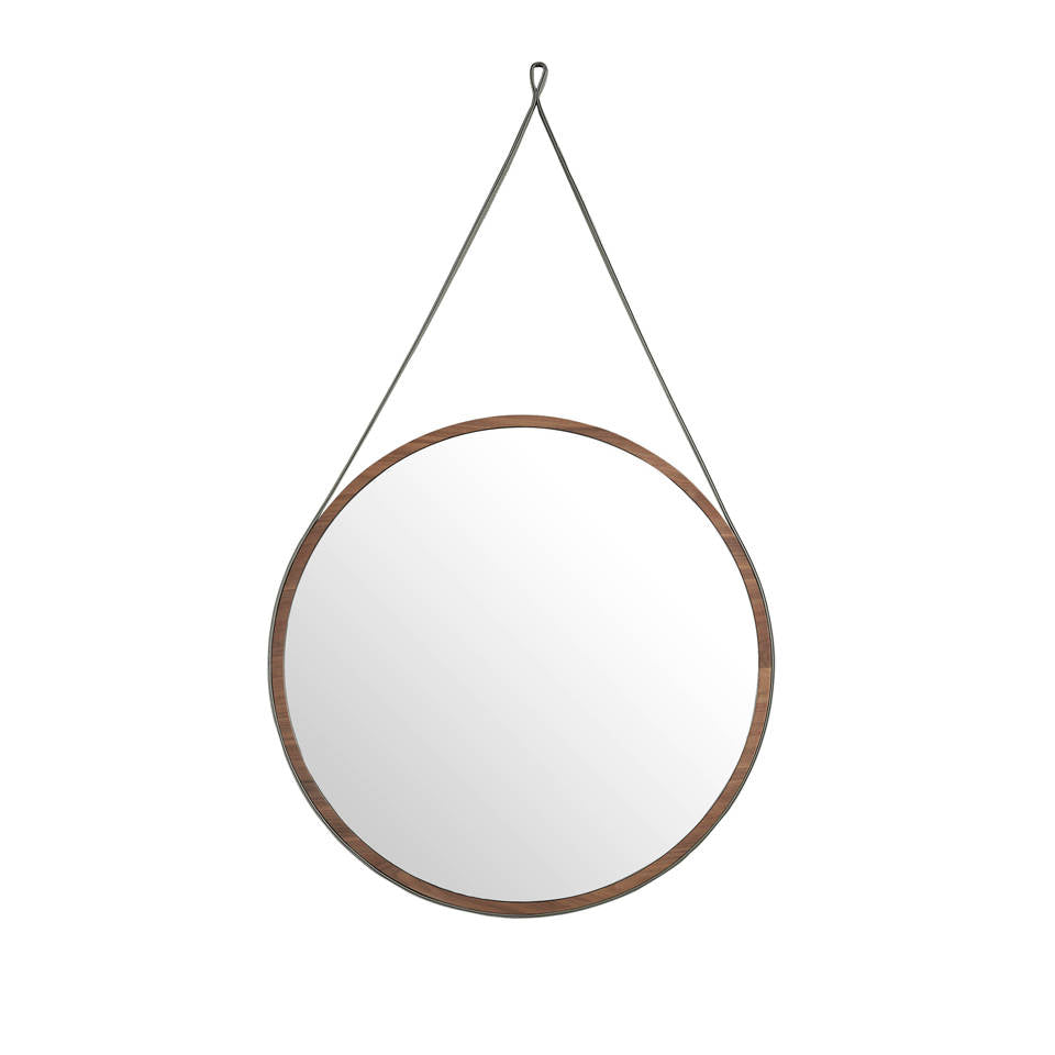 Oglindă de perete rotundă din nuc Ø75 cm 3038 Angel Cerdá