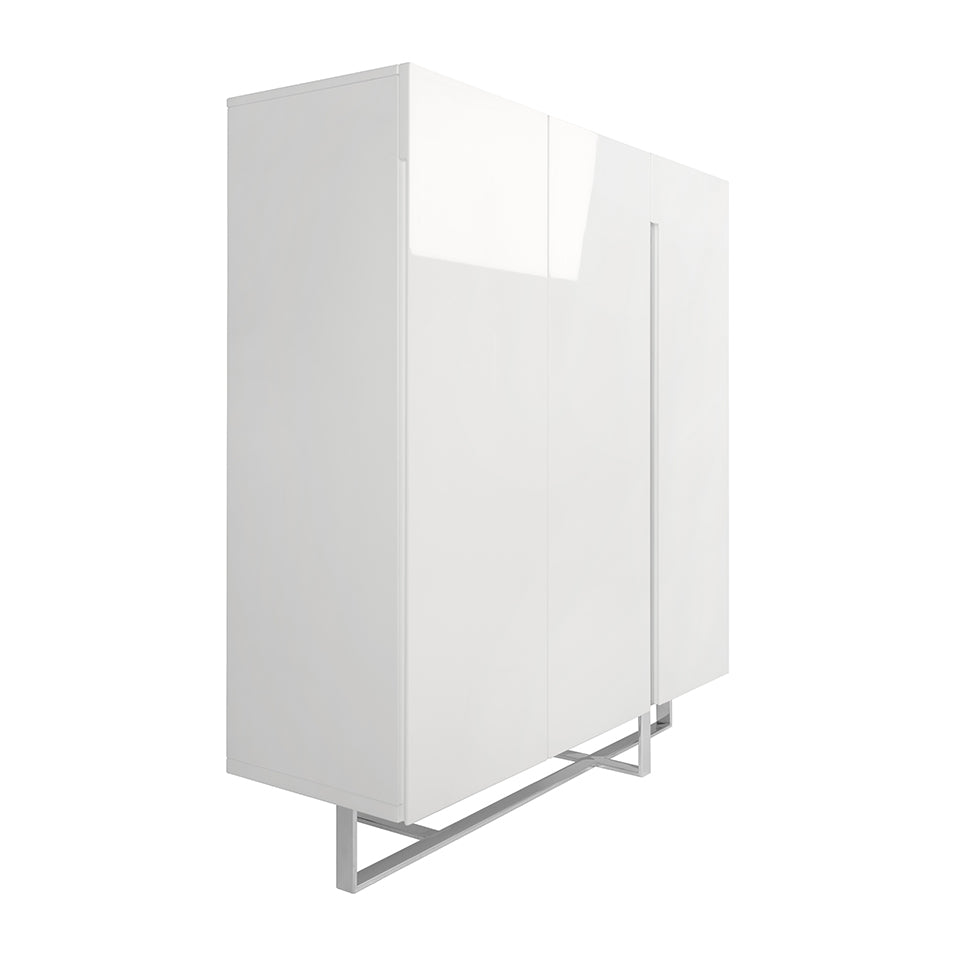 Comoda alba cu picioare din otel Angel Cerda