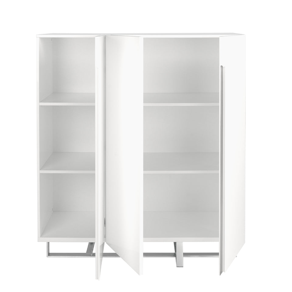 Comoda alba cu picioare din otel Angel Cerda