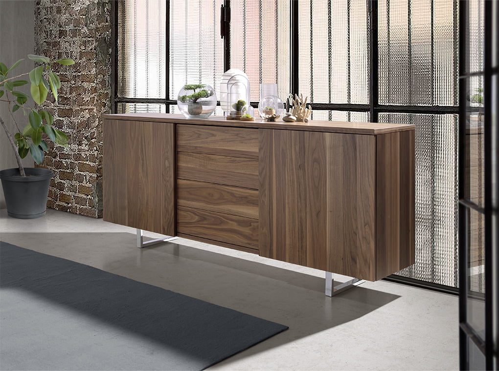 Comoda din Nuc cu Picioare din Otel Angel Cerda