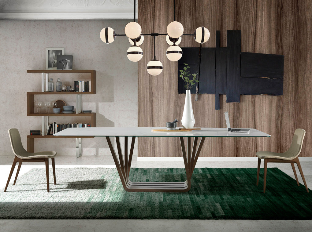 Biblioteca din Nuc si Otel cu Design Modern Angel Cerda