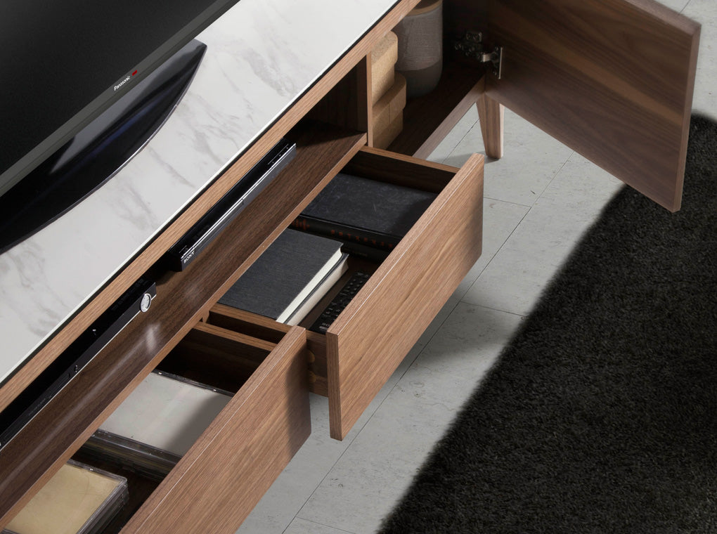 Comoda TV din Nuc si Portelan Angel Cerda