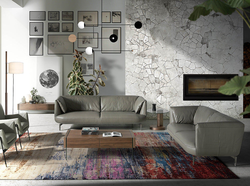 Comoda TV din Nuc cu picioare din Sticla Angel Cerda