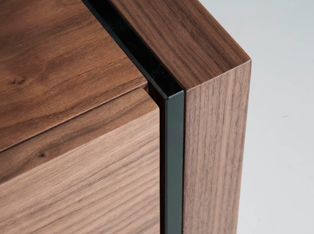 Comoda din Nuc cu Picioare din Sticla Angel Cerda