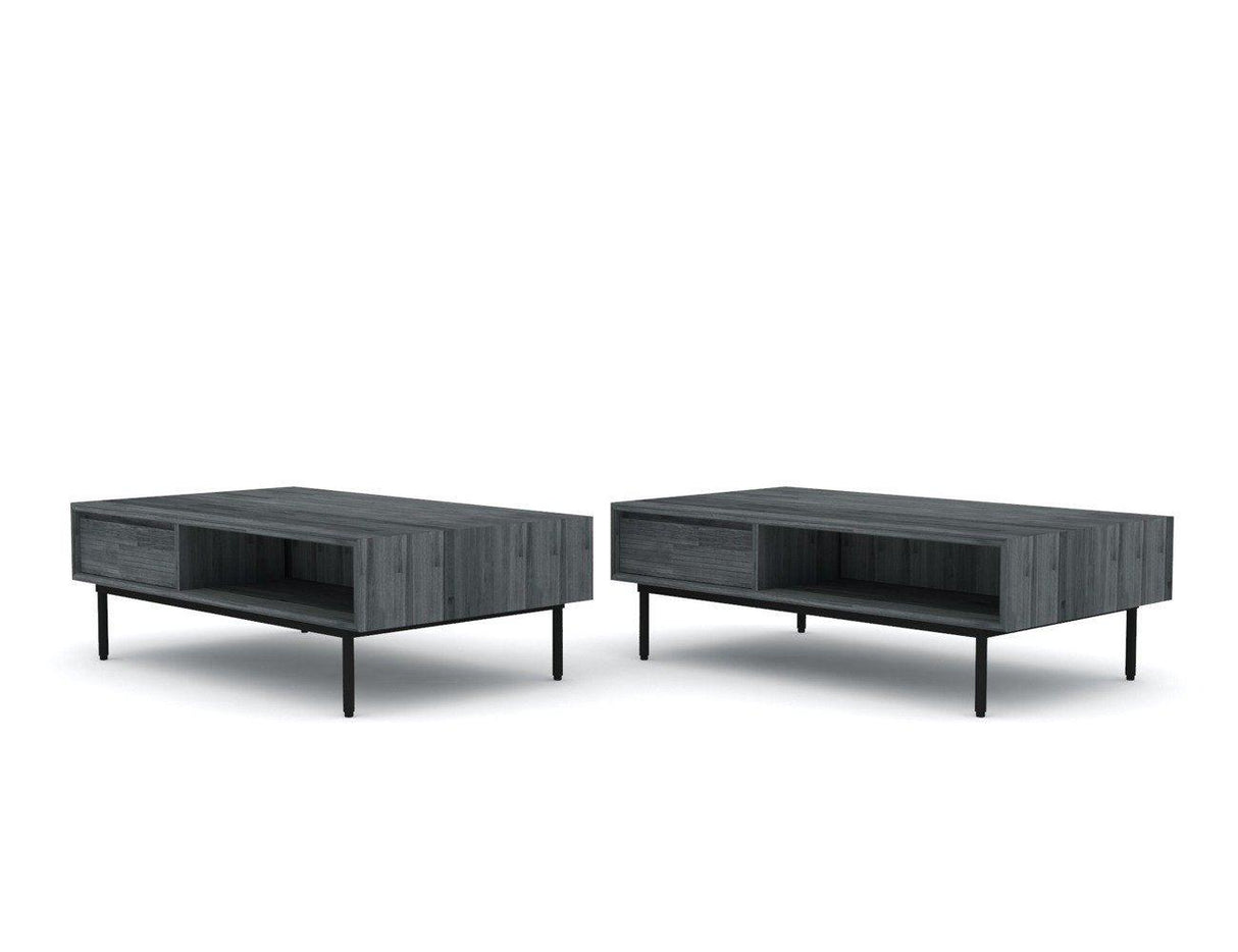 Comoda TV din Lemn de Acacia cu Suport Metalic Livin Hill