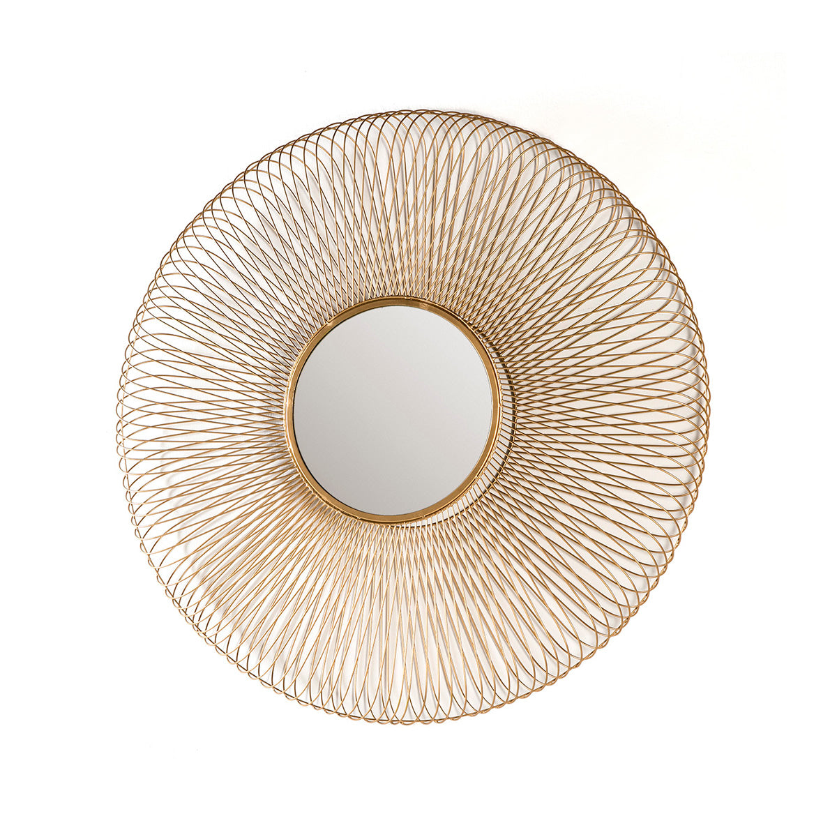 Oglinda Aurie din Sticla Metal Thai Natura