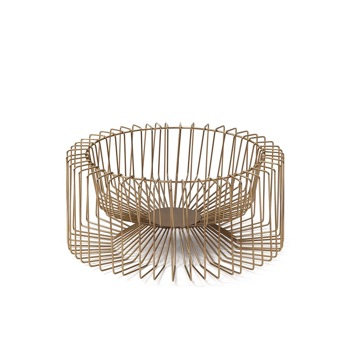 Decoratiune de Masa din Metal Auriu Thai Natura