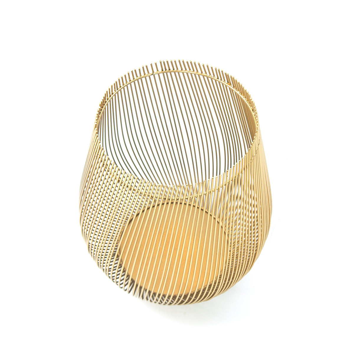 Decoratiune din Stejar cu Suport Metalic Thai Natura