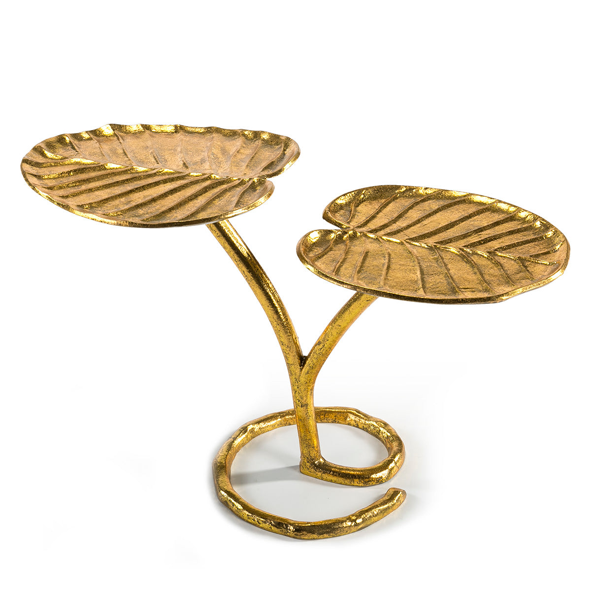 Masa Laterala Metal Auriu Modern Thai Natura