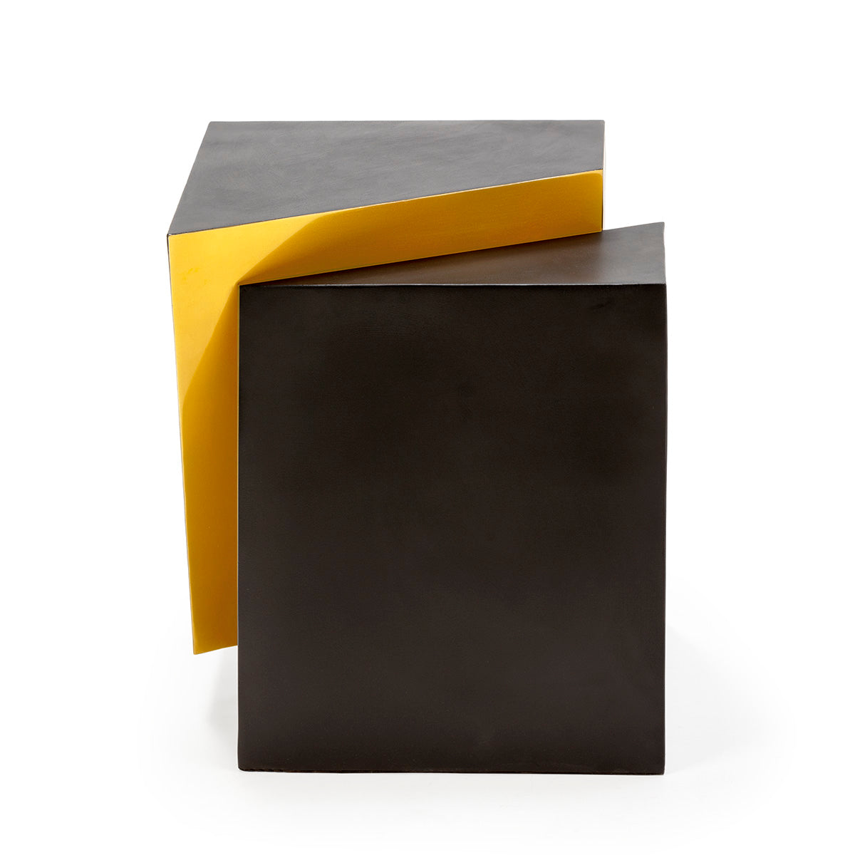 Masa Laterala Metal Negru Auriu Thai Natura