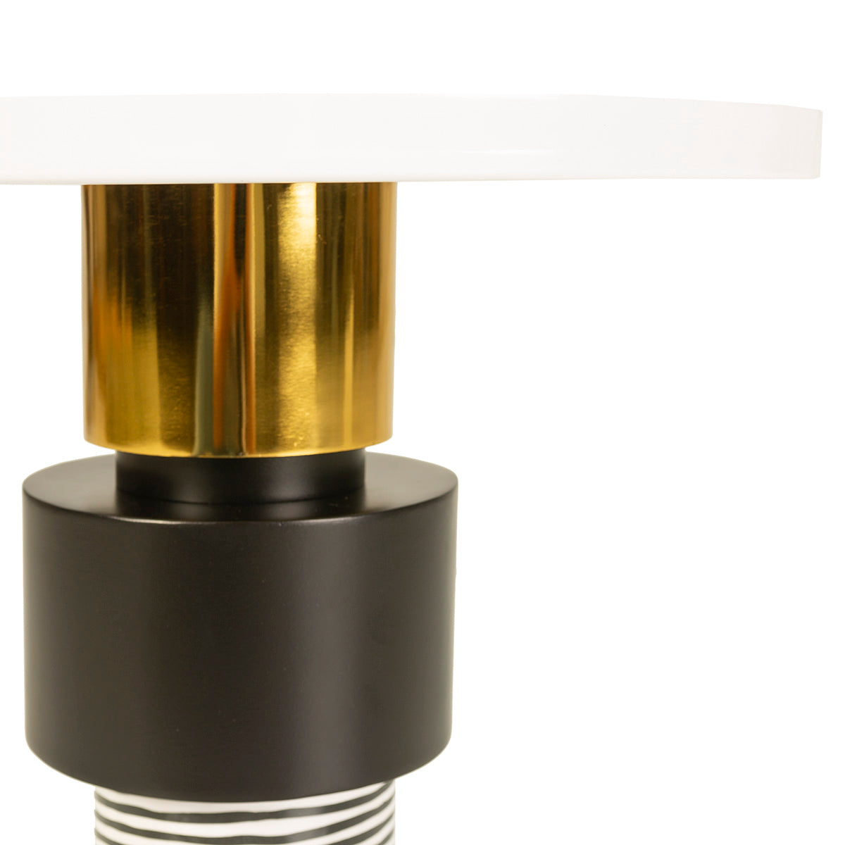 Masa Laterala Metalica Minimalist Thai Natura