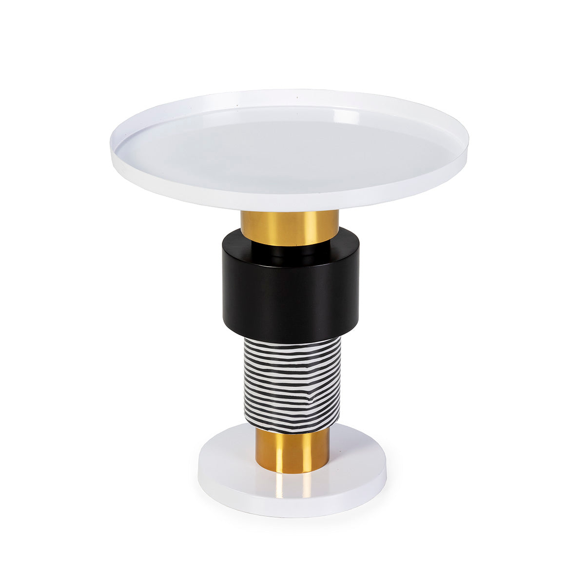 Masa Laterala Metalica Minimalist Thai Natura