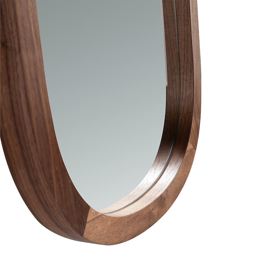 Oglindă de perete ovală din nuc natural 40x150 cm 3234 Angel Cerdá