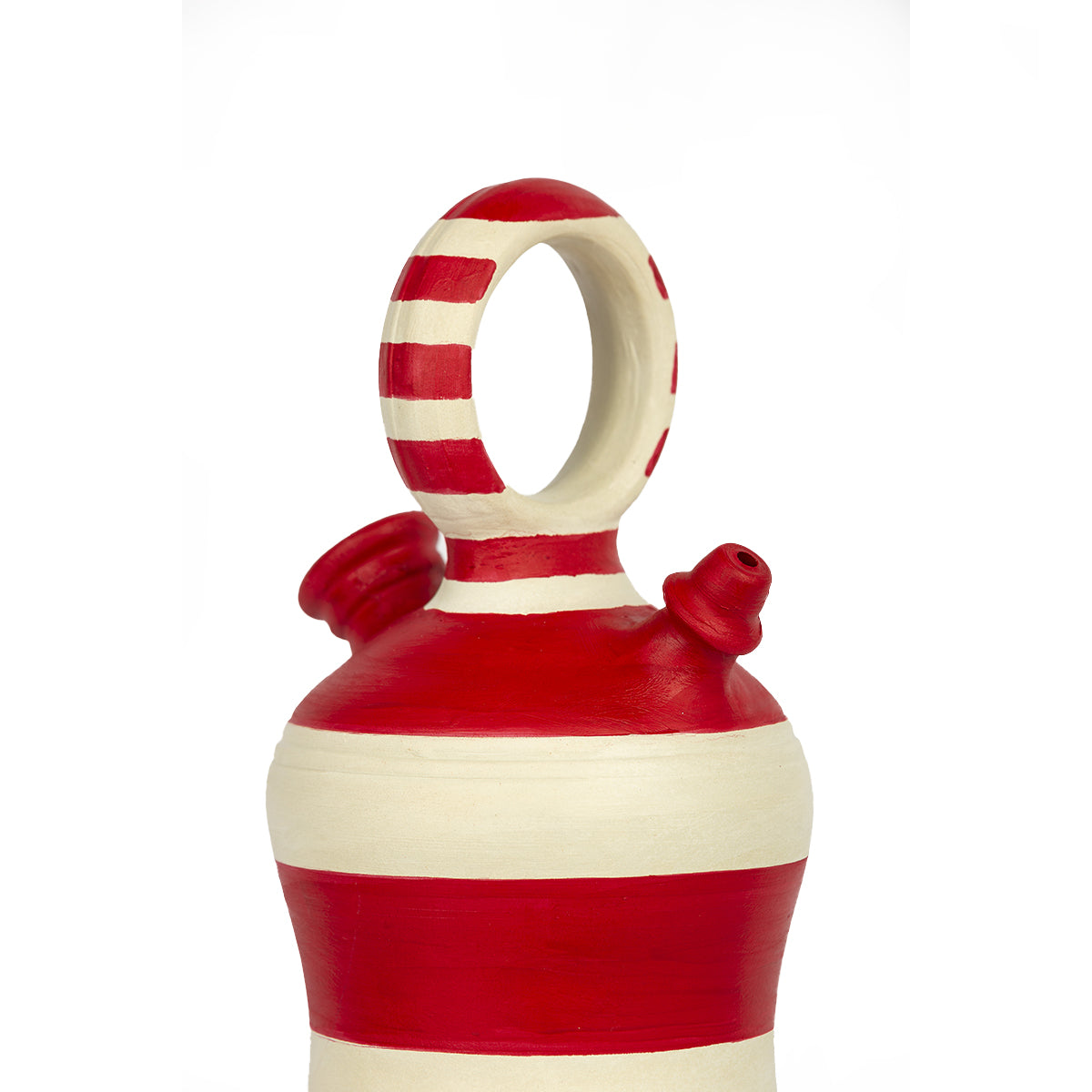 Vas din Lut Alb Rosu Racorirea Apei 2L Thai Natura