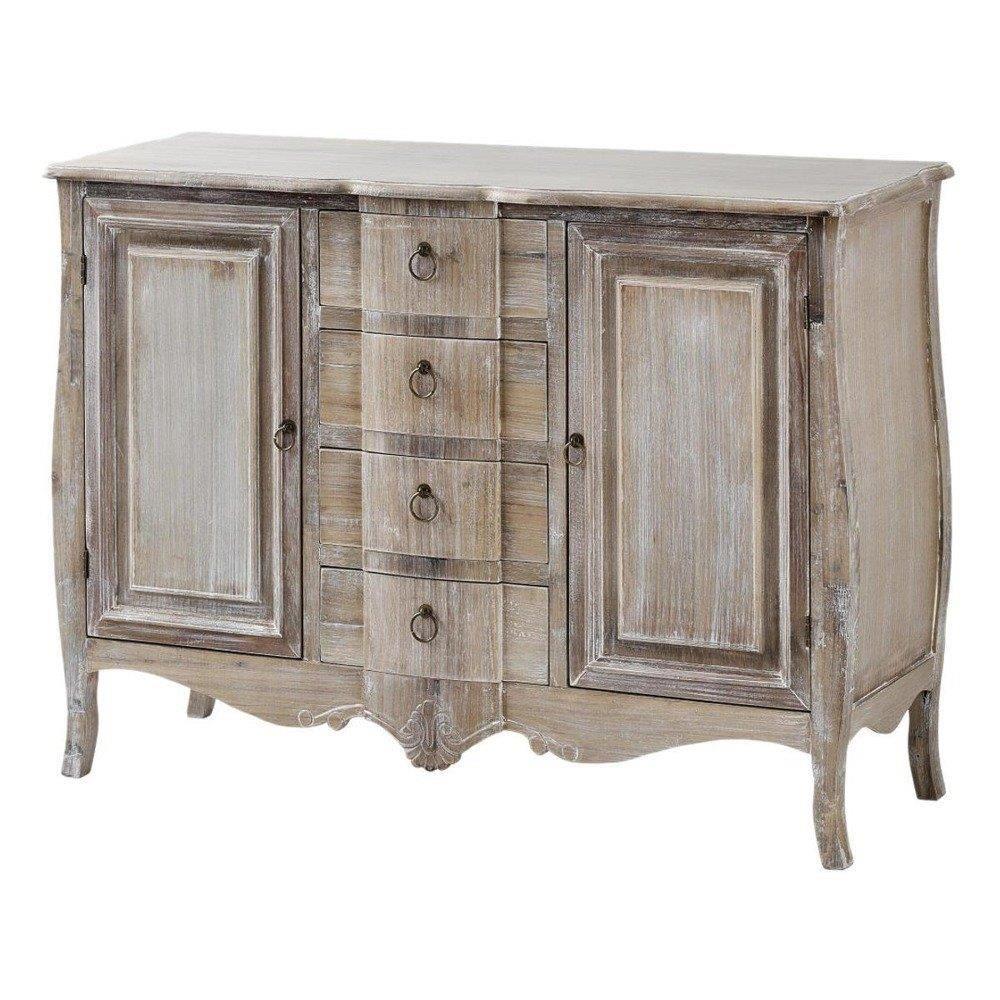 Comoda cu Picioare Sculptate din Lemn de Paulownia Livin Hill