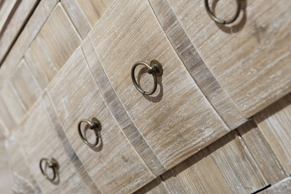 Comoda cu Picioare Sculptate din Lemn de Paulownia Livin Hill