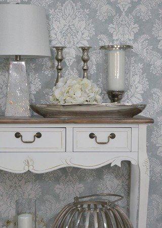 Consola Stil Provensal Alb cu Blat Maro Livin Hill