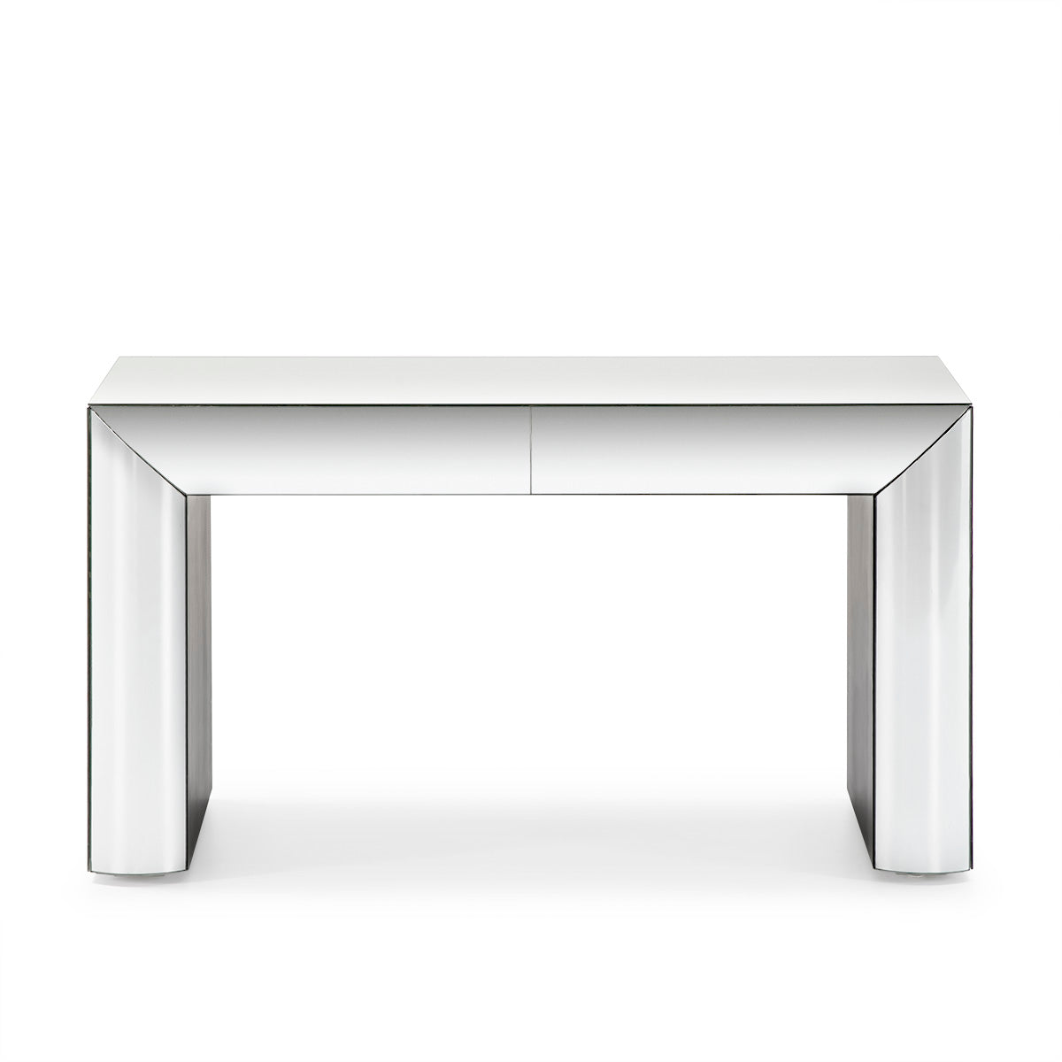 Consola cu Oglinda Placa MDF Neagra Thai Natura