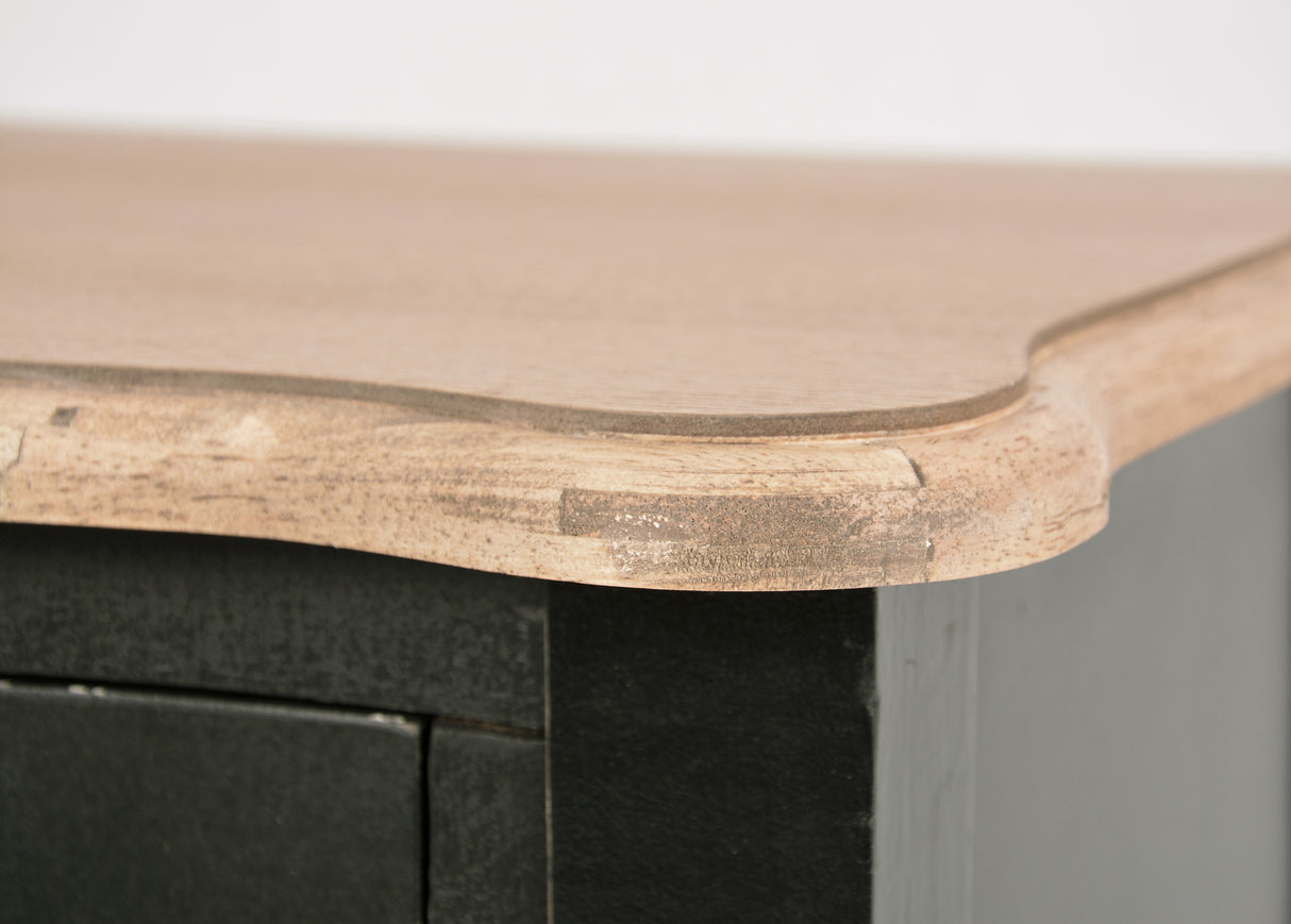 Consola Pictata in Stilul Provence cu Manere Decorative din Metal Livin Hill